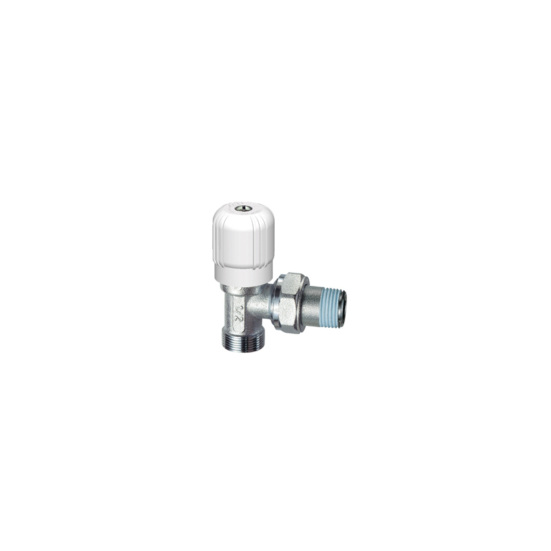 Вентиль ручной угловой Н 1/2 х М24 х 19 с разъёмным соединением