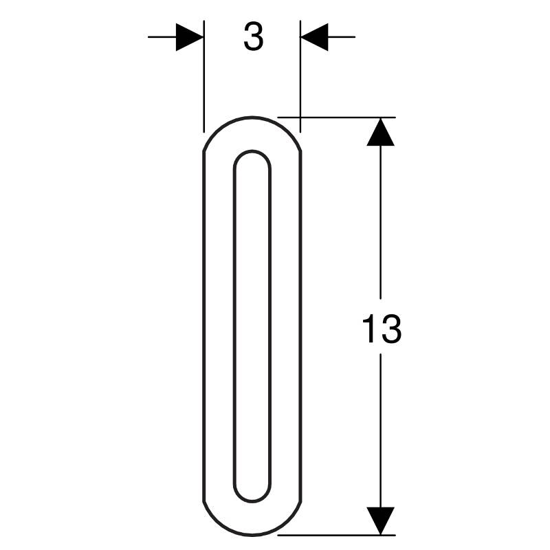 Клипса соединительная Geberit GIS для профиля 461.022.00.1