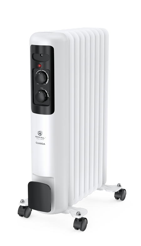 Масляный радиатор Royal Clima GUARDA ROR-GU5-1000M 1000 Вт 5 секций ROR-GU5-1000M