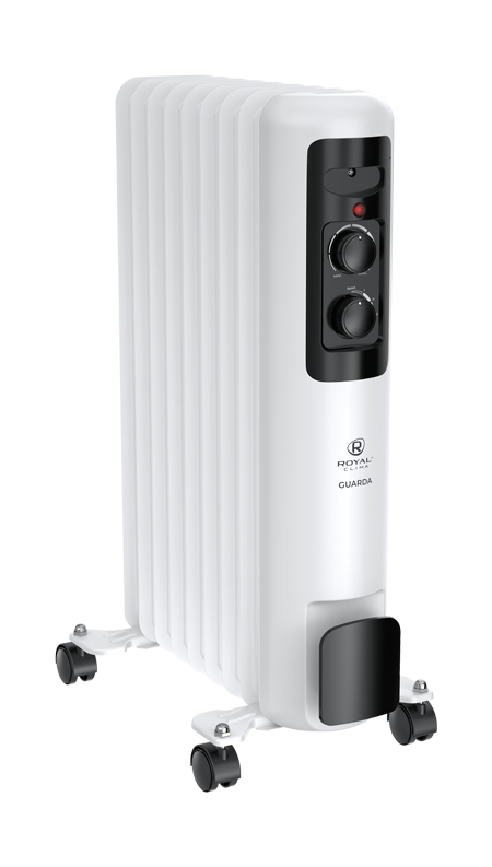 Масляный радиатор Royal Clima GUARDA ROR-GU5-1000M 1000 Вт 5 секций ROR-GU5-1000M