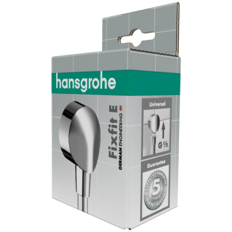 Шланговое подсоединение Hansgrohe FixFit E без клапана хром 27454000