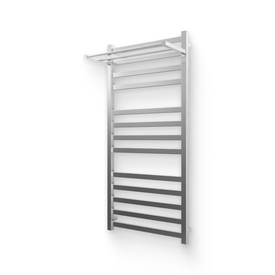 Полотенцесушитель Grota COMFORT 530х1125 NP, водяной, с полкой, хром