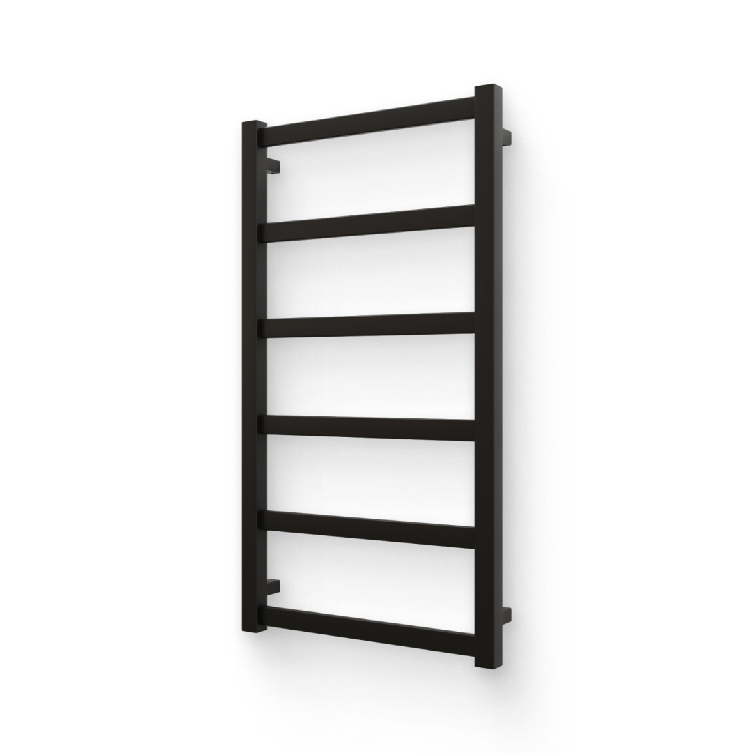 Полотенцесушитель водяной Grota SOFFI 430x800 мм черный матовый RAL 9005 GWSF 4380 MB