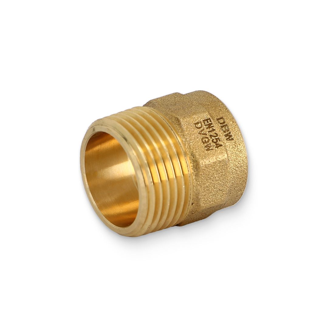 Муфта переходная Sanha 4243g пайка-НР 28 мм x 1 бронза HB4243A062800