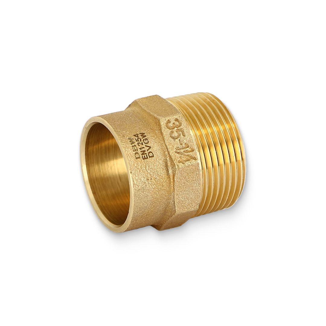 Муфта переходная Sanha 4243g пайка-НР 35 мм x 1 1/4 бронза HB4243A073500