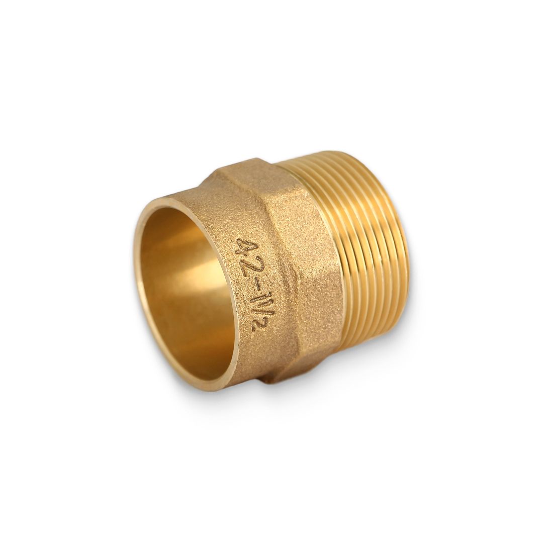 Муфта переходная Sanha 4243g пайка-НР 42 мм x 1 1/2 бронза HB4243A084200