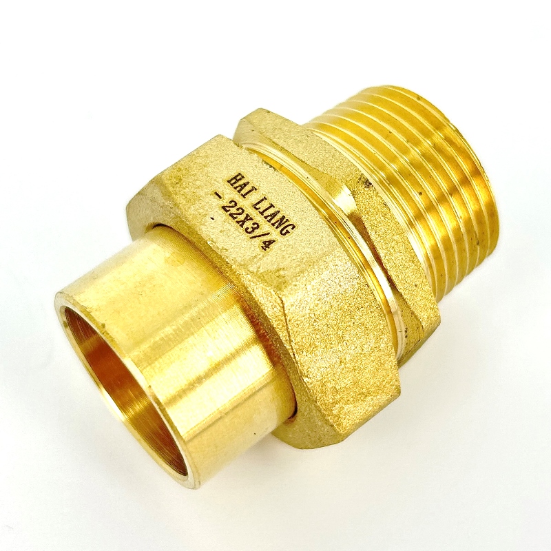 Разъемное соединение пайка-Н 22 х 3/4 с коническим уплотнением (серия 94341G)