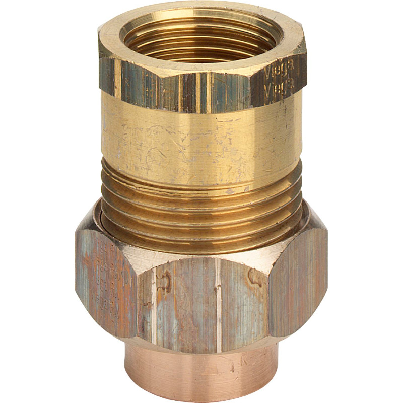 Разъемное соединение пайка-В 15 х 1/2 с коническим уплотнением (серия 94340G)