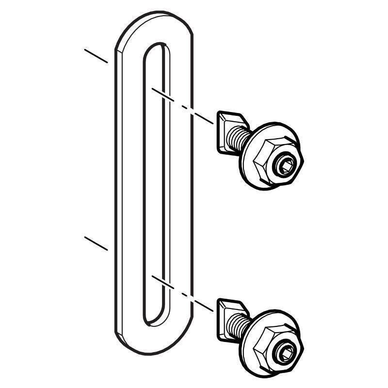 Клипса соединительная Geberit GIS для профиля 461.022.00.1