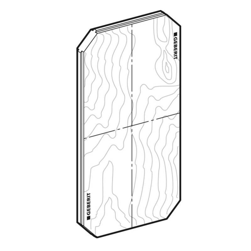 Опорная площадка Geberit GIS универсальная 31 х 58 см 461.035.00.1