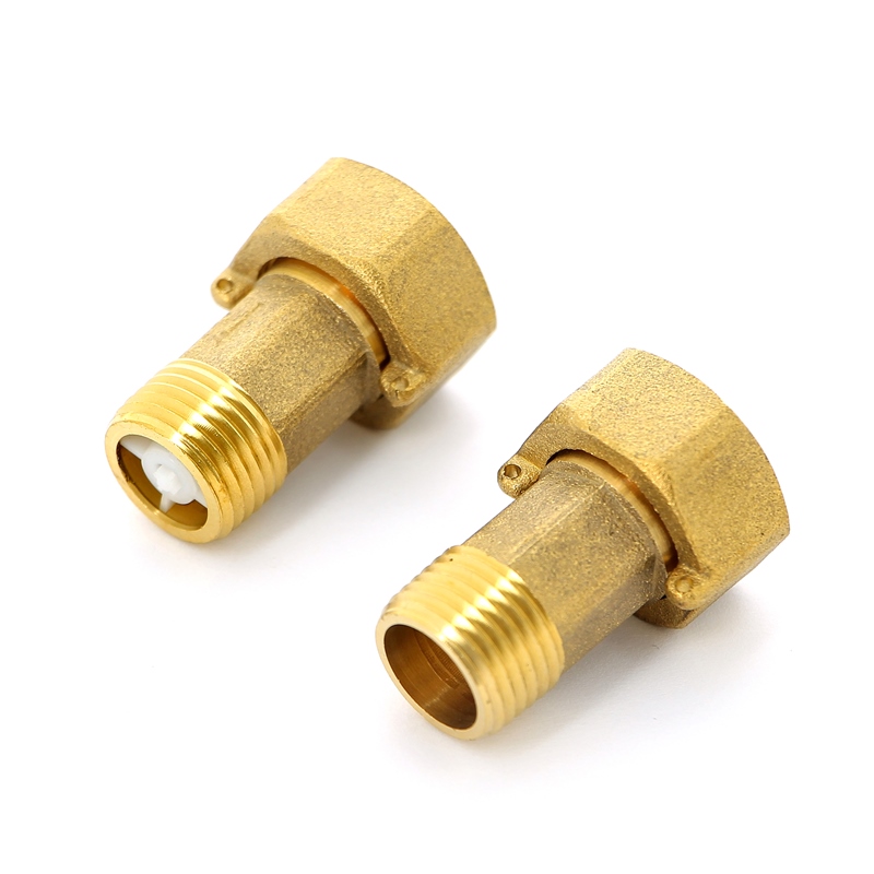 Комплект разъемных соединений 1/2 х 3/4 с обратным клапаном для счетчика воды