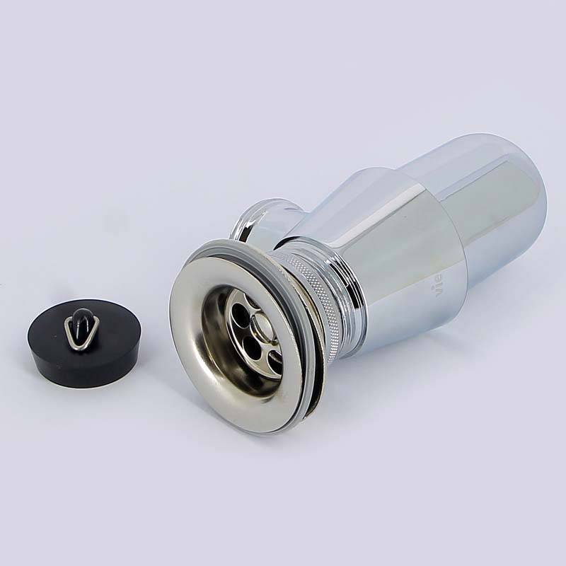 Сифон бутылочный Viega 5754.2 1 1/4х32 мм с универсальным отводом хромированный 105631