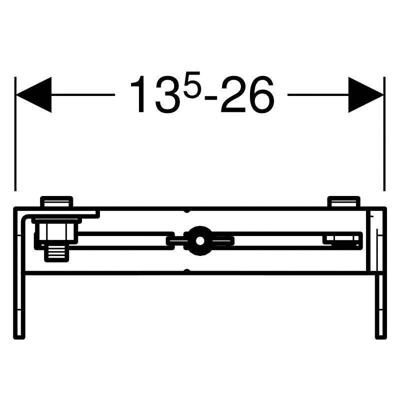 Крепление к стене Geberit GIS 461.015.00.1