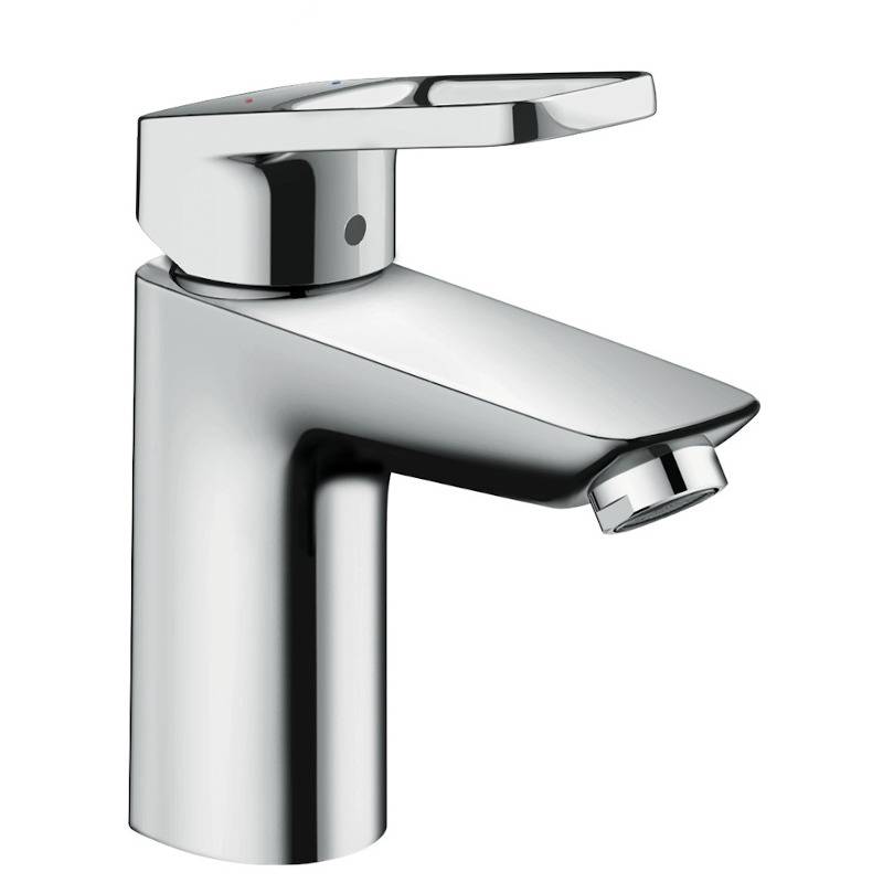 Смеситель для ванны Hansgrohe Vernis Shape однорычажный настенный хром 71450000