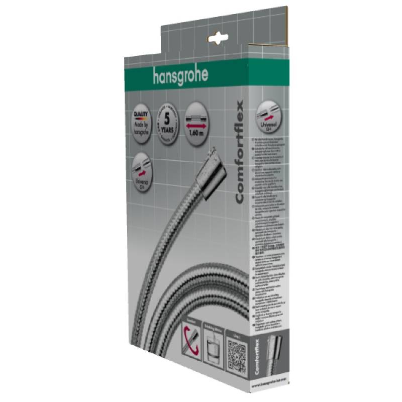 Душевой шланг Hansgrohe Comfortflex 160 см хром 28168000