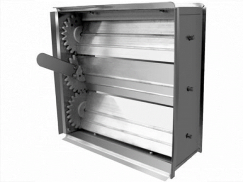 Клапан расхода воздуха Shuft D 306x306 для решетки 4CA 300x300 D 306*306