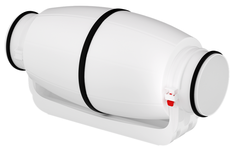 Вентилятор канальный шумоизолированный LAMPRECHT LS-125-V LS-125-V