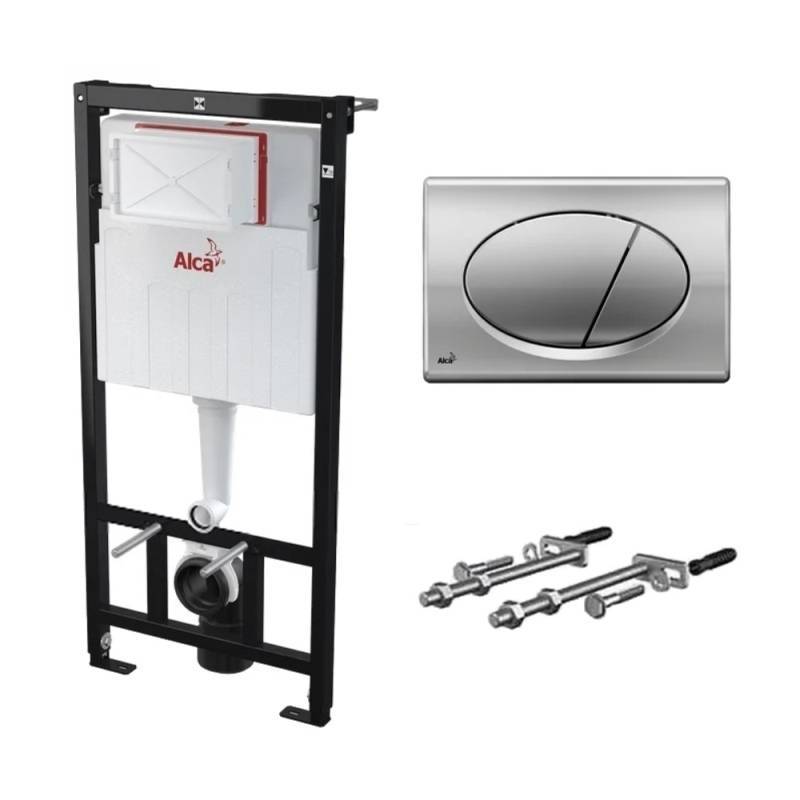 Комплект инсталляции для унитаза Viega Prevista Dry 1120 мм с кнопкой Visign for Life 6 белый 792831