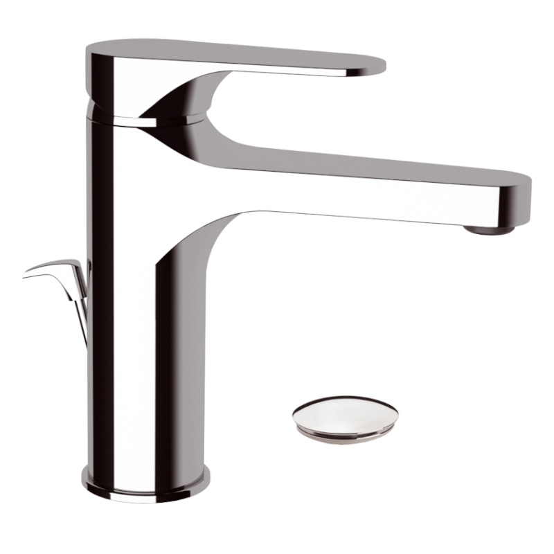 Смеситель для раковины Remer Class Line средний, с д/к, хром