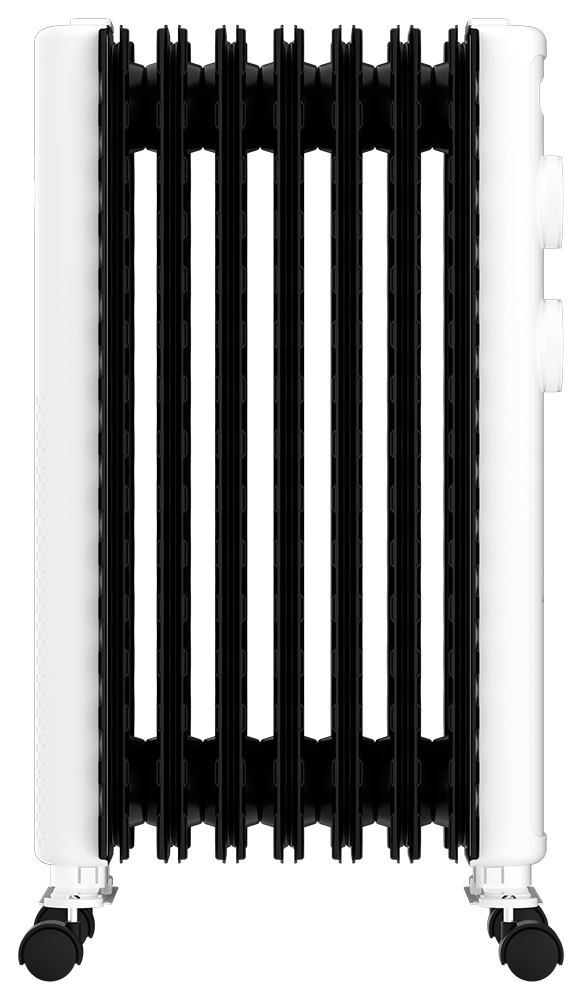 Масляный радиатор Royal Clima LAGGIO NERO ROR-LN9-2000M 2000 Вт 9 секций ROR-LN9-2000M