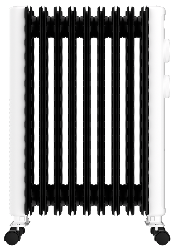 Масляный радиатор Royal Clima LAGGIO NERO ROR-LN7-1500M 1500 Вт 7 секций ROR-LN7-1500M