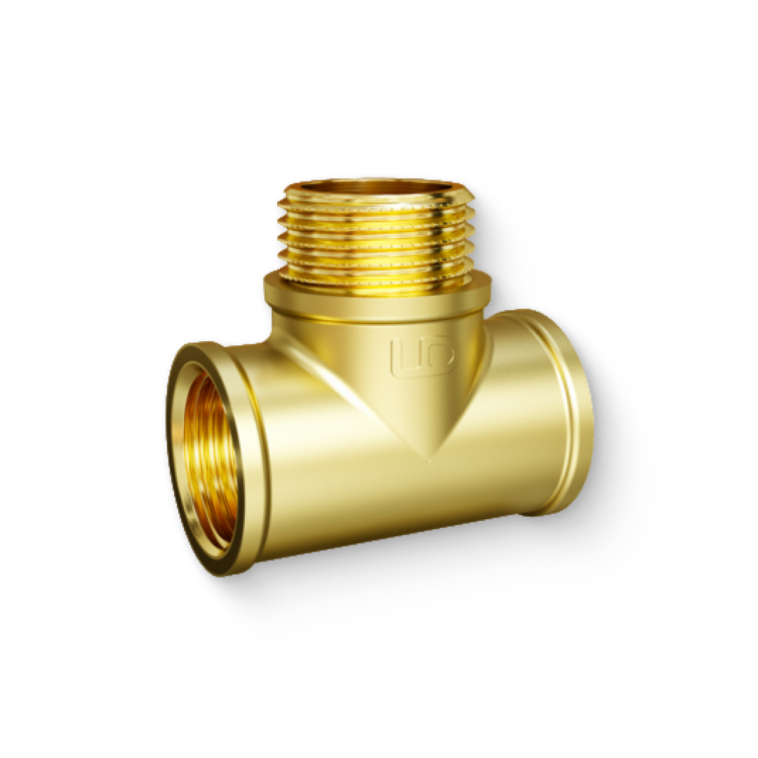 Тройник ВНВ 1/2 латунь