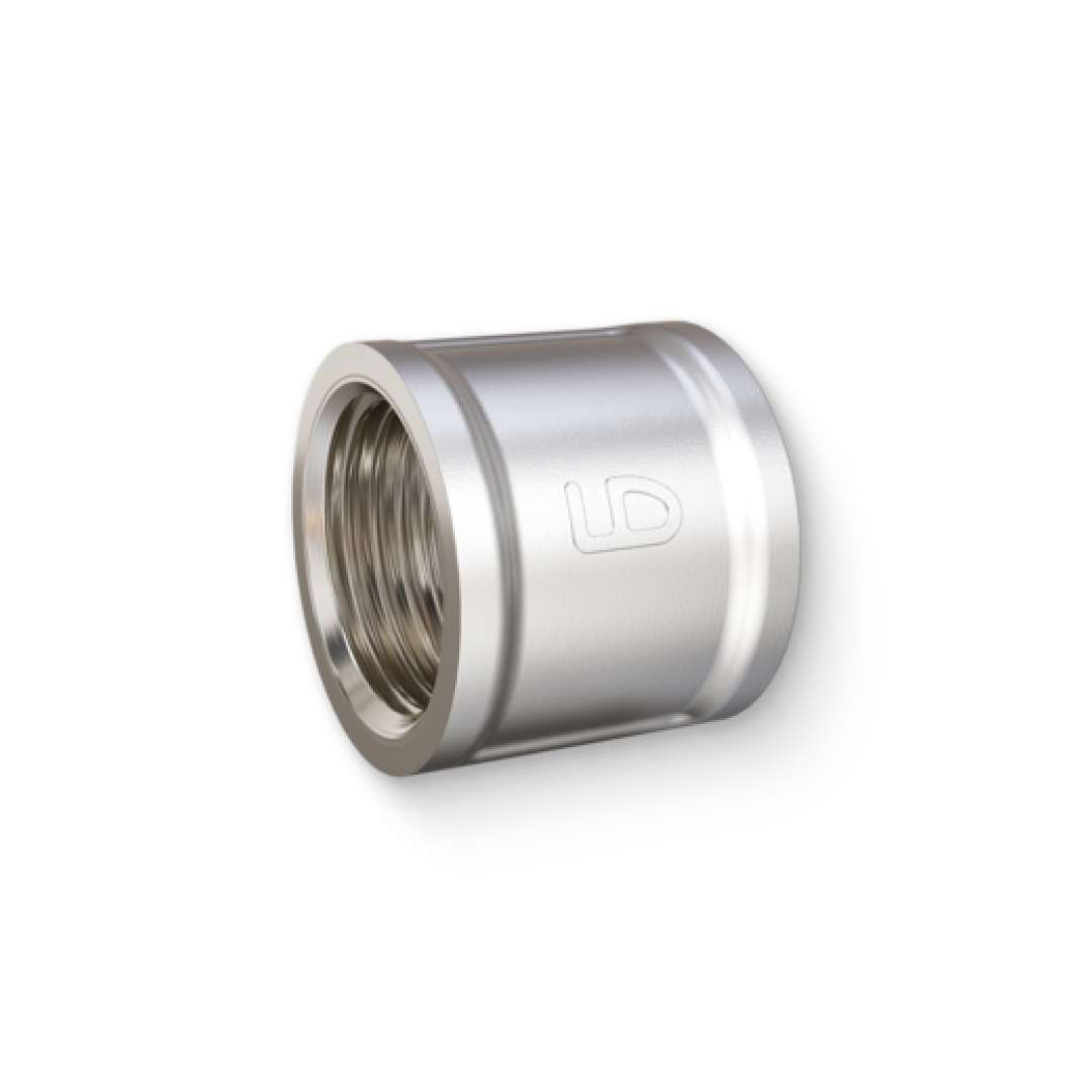 Муфта В 1/2 никелированная