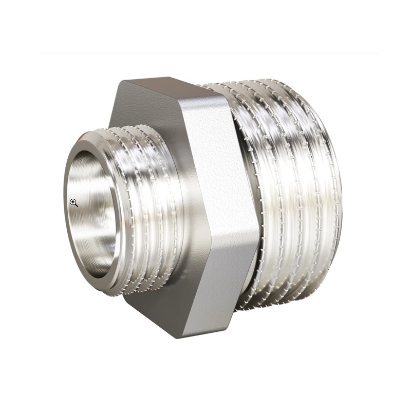 Ниппель Н 1 1/4 х 1 1/2 никелированный