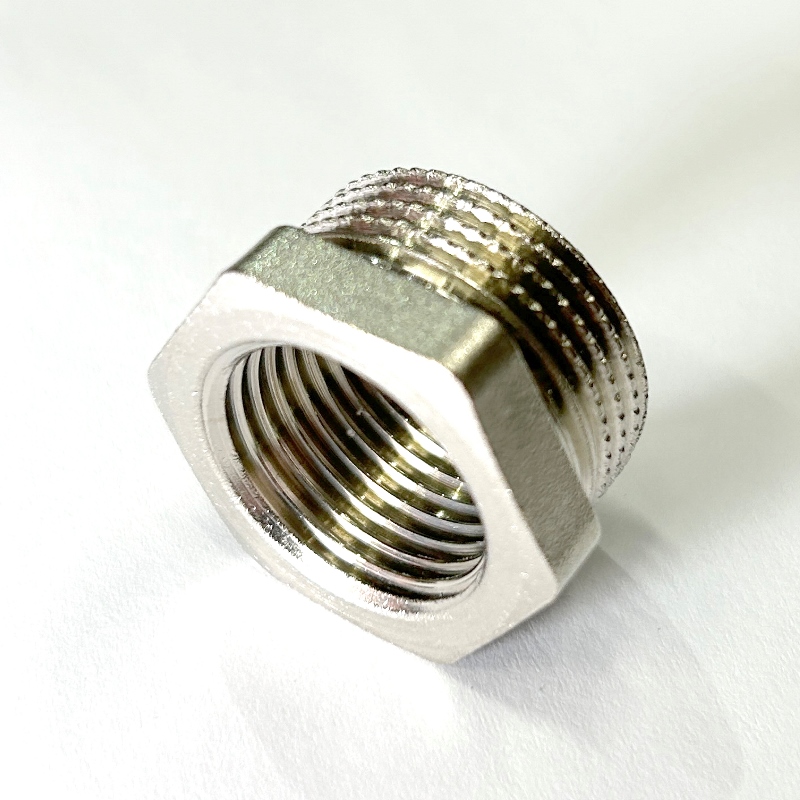 Футорка НВ 3/4 х 1/2 никелированная