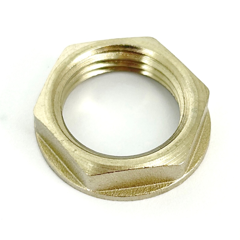 Контргайка 1/2 никелированная