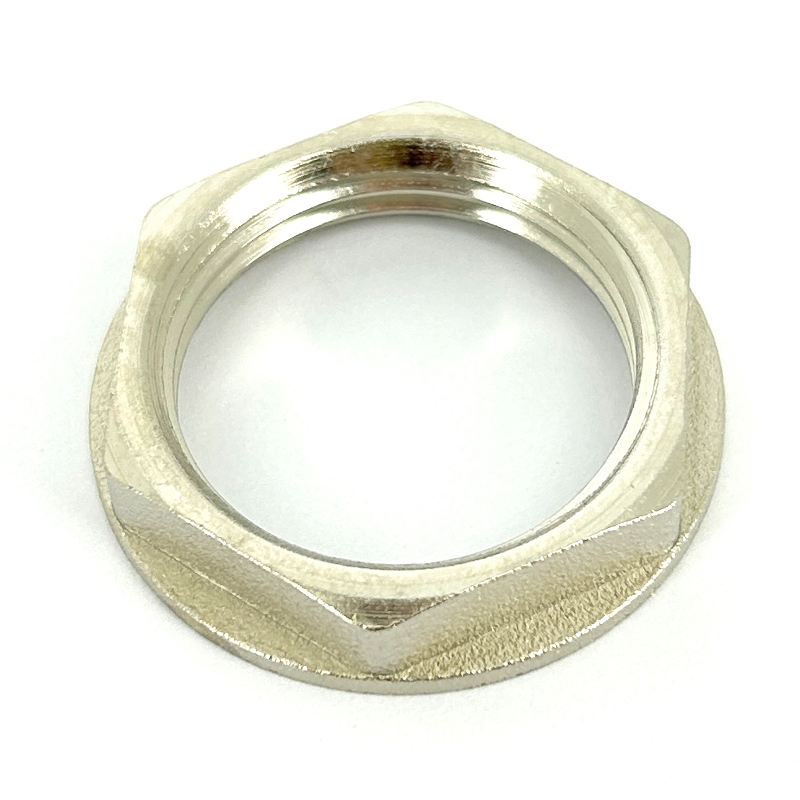 Контргайка 3/4 никелированная