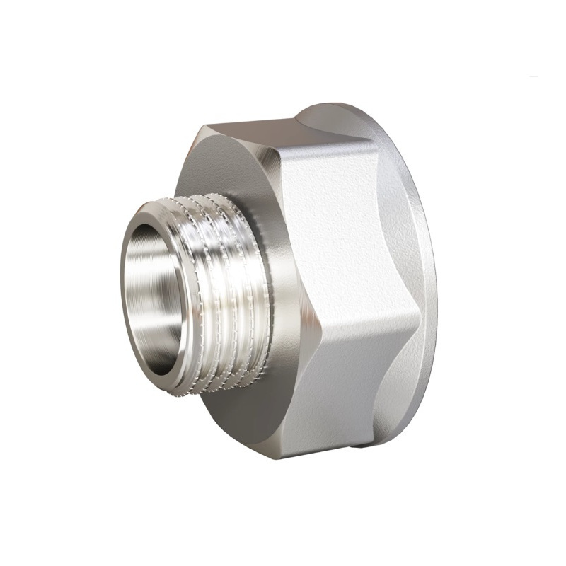 Переходник НВ 1 1/4 х 2 никелированный