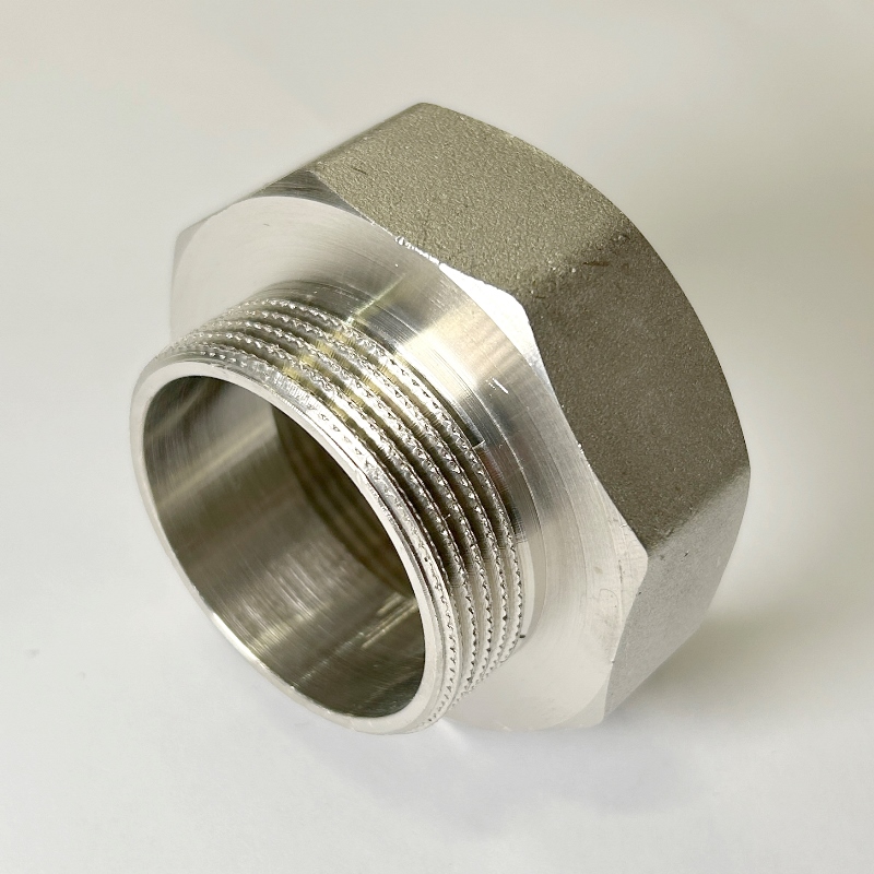 Переходник НВ 1 1/2 х 2 никелированный