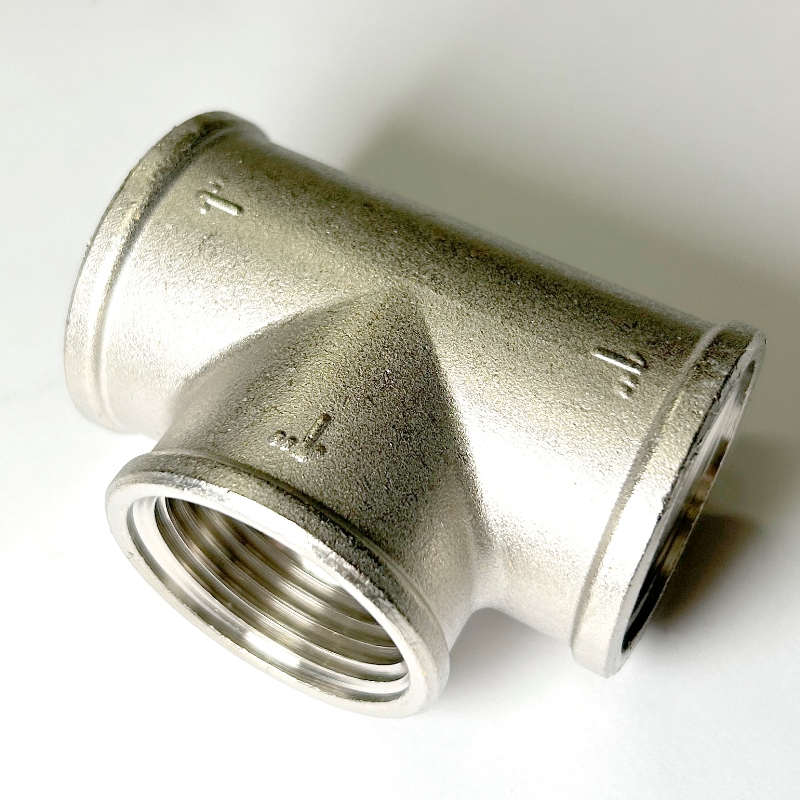 Тройник В 1 никелированный