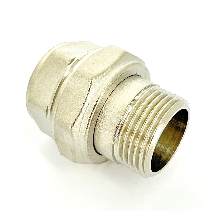 Разъемное соединение НВ 1 с прокладкой O-RING никелированное