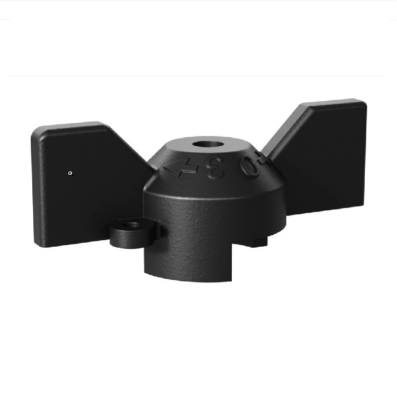 Рукоятка-бабочка Caleffi черная для DN 15-20 518599