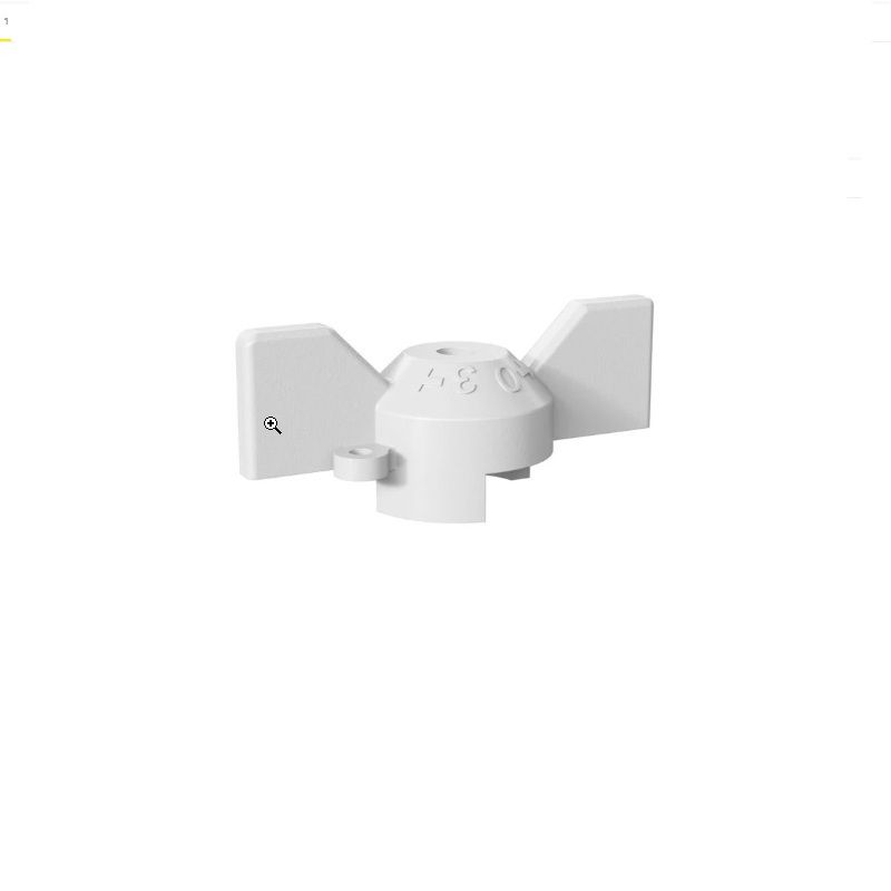 Рукоятка бабочка для шарового крана DN 15-20 00.004.15