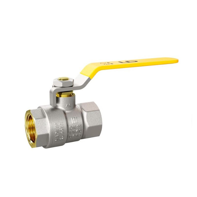 Кран шаровой Pride ВВ 1 47.25.В-В.Р GAS латунь рычаг стальной