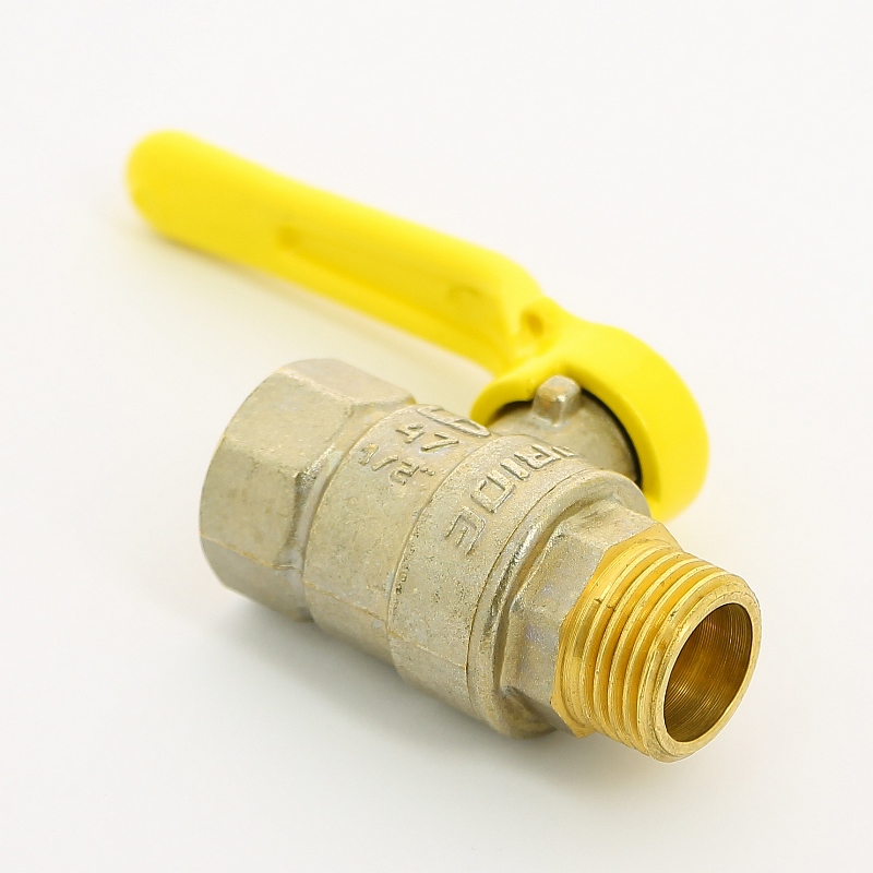 Кран НВ 1/2 газовый Pride, стандартный проход, ручка