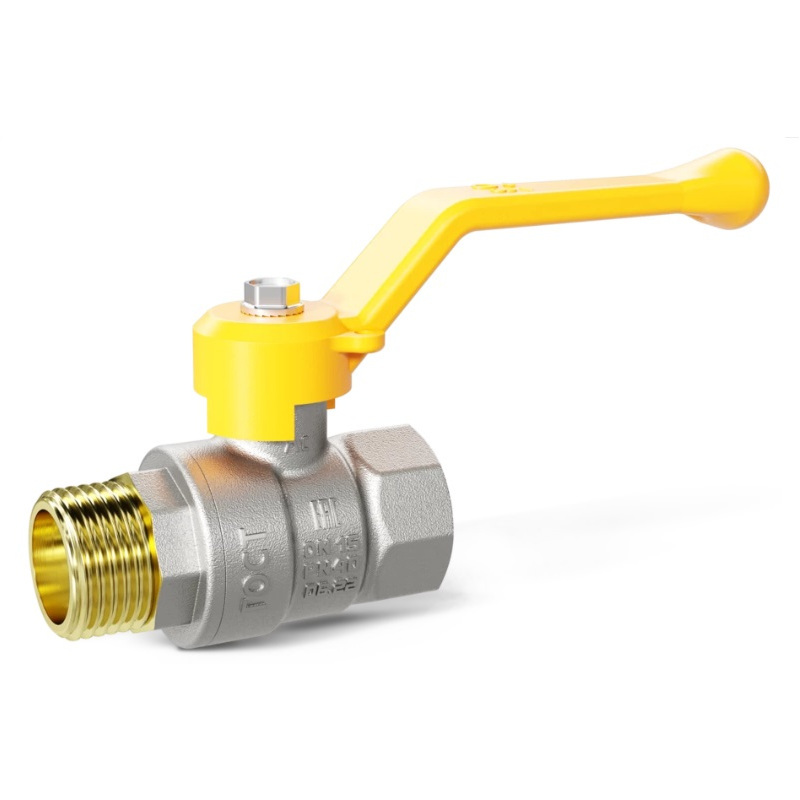 Кран ВН 1 газовый Pride, полный проход, ручка