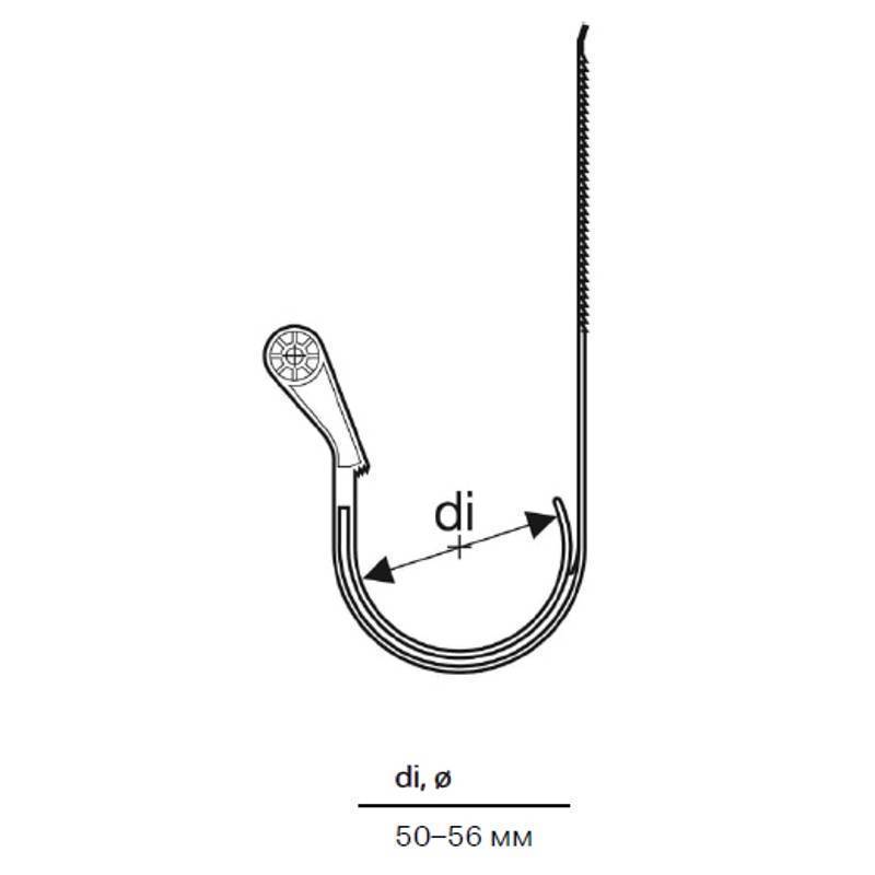 Хомут Geberit GIS для канализационной трубы 75 мм 365.050.00.1