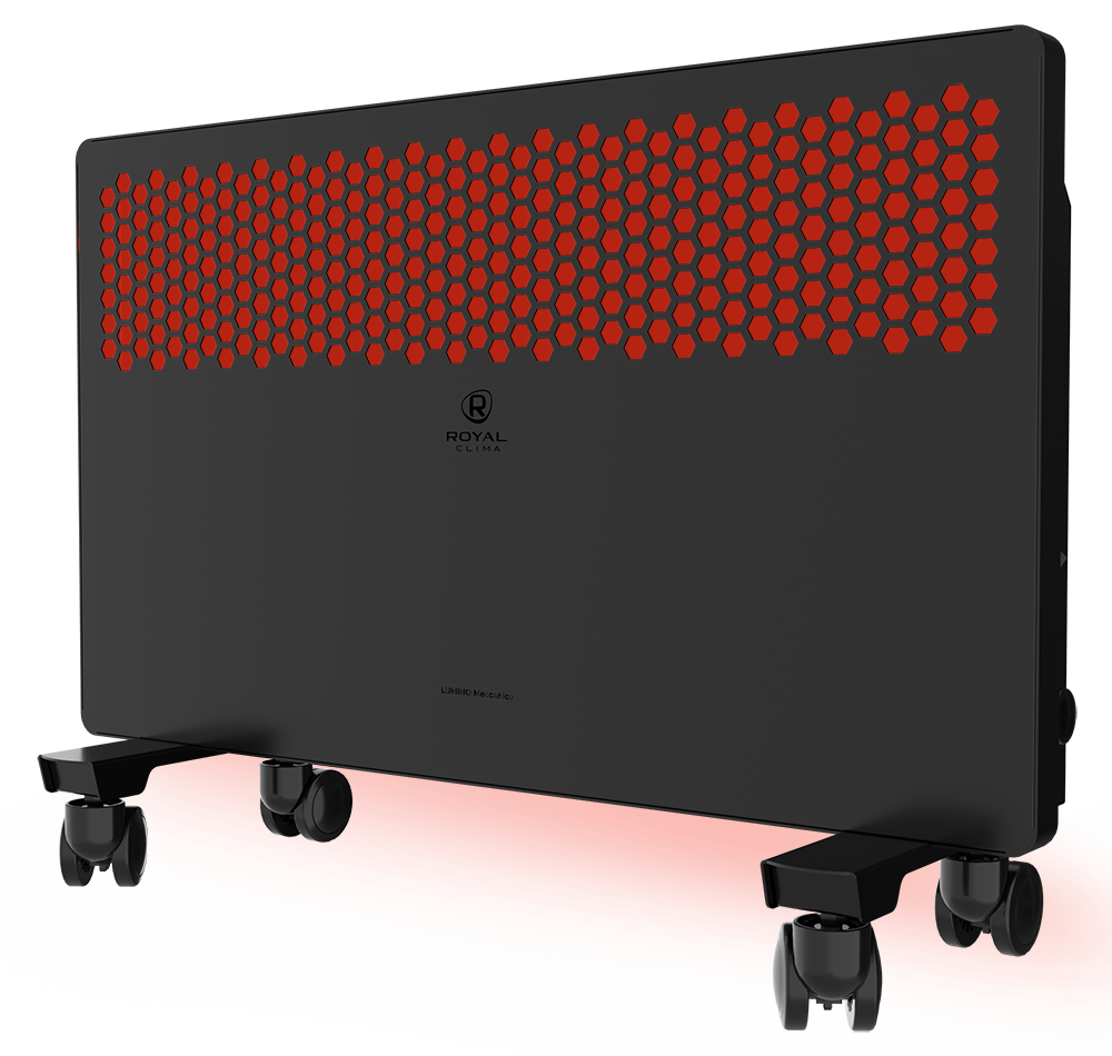 Конвектор электрический Royal Clima LUMINO Meccanico 2000 Вт черный REC-LUB2000M