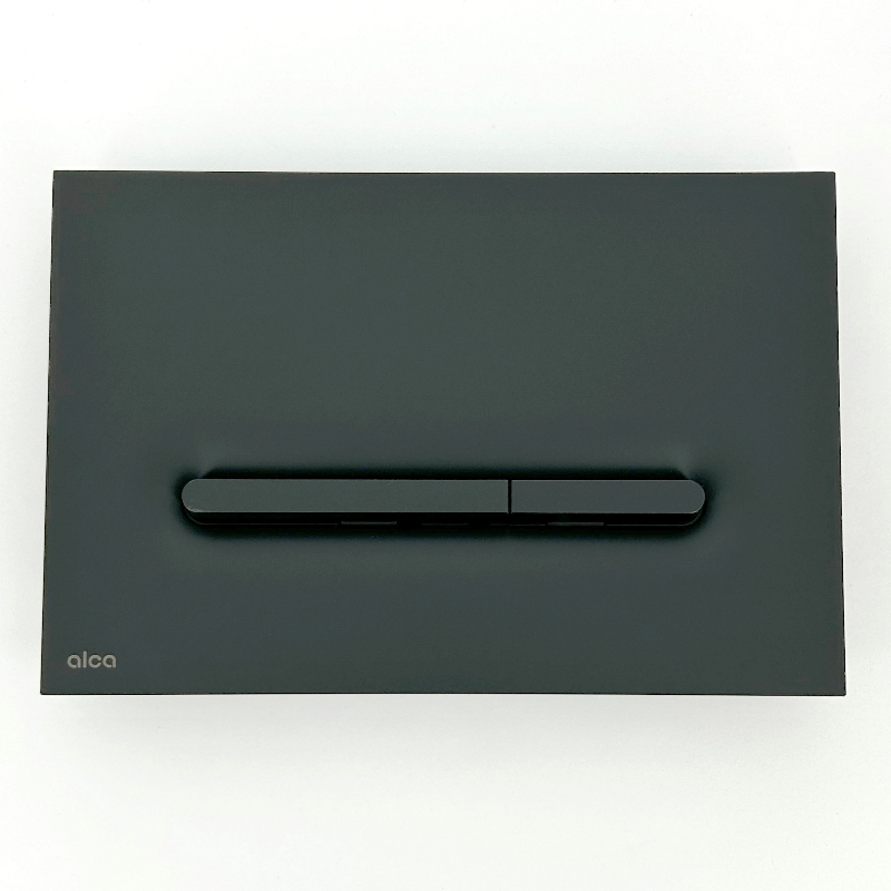Кнопка смыва Alcaplast Linka, чёрный матовый