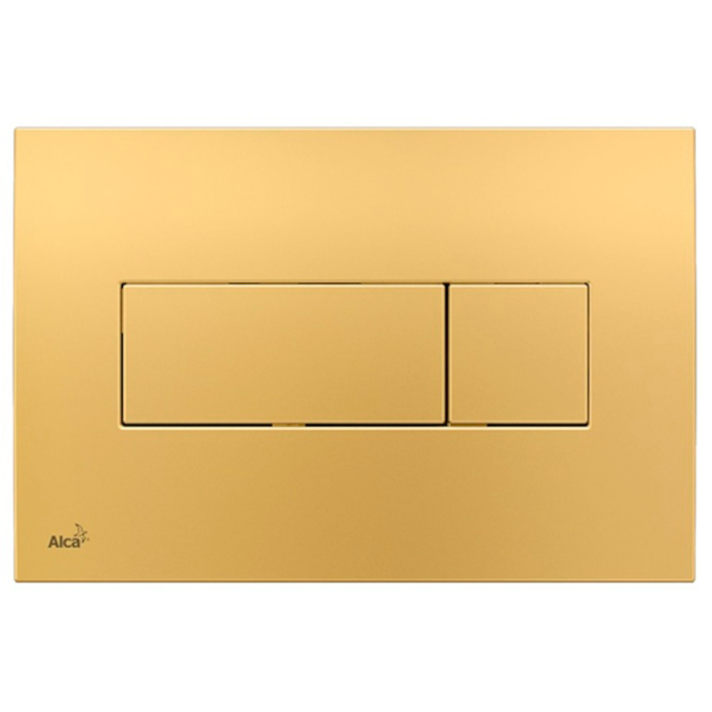 Кнопка смыва Alca M175 пластик золото 506235