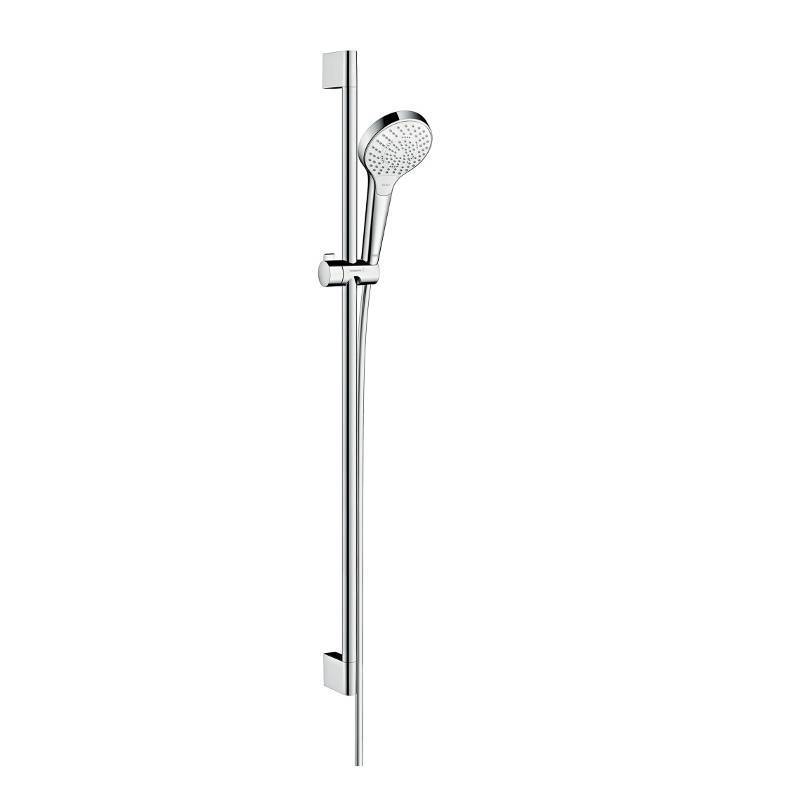 Душевой гарнитур Hansgrohe Croma Select S Multi со штангой 90 см белый/хром 26570400