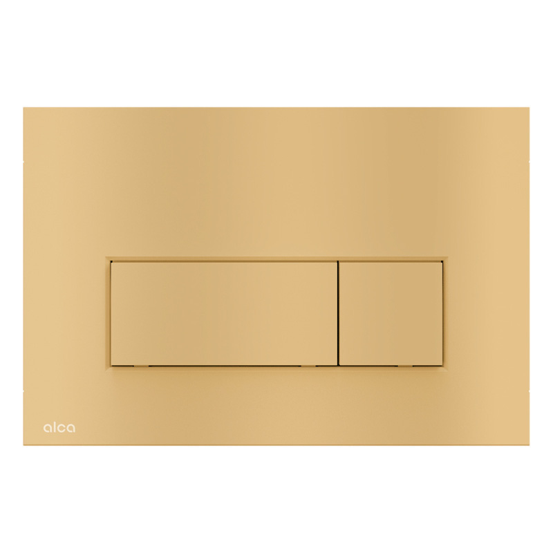 Кнопка смыва Alca M57, пластик, матовое золото