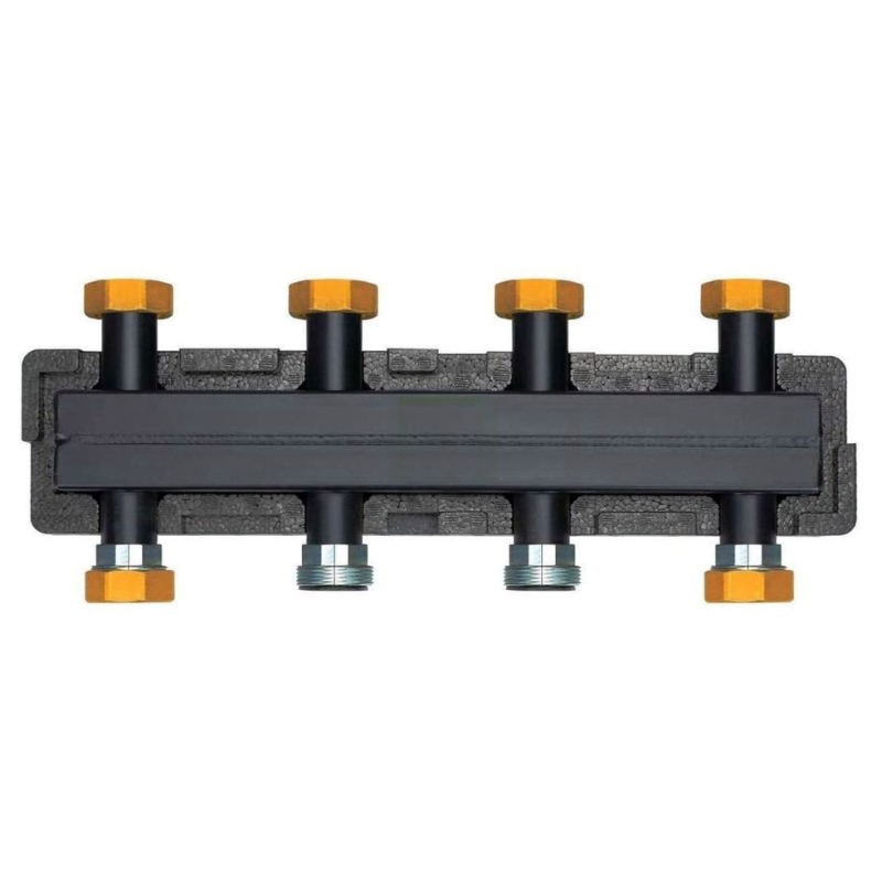 Коллектор на 2-3 контура (с комплектом кронштейнов)