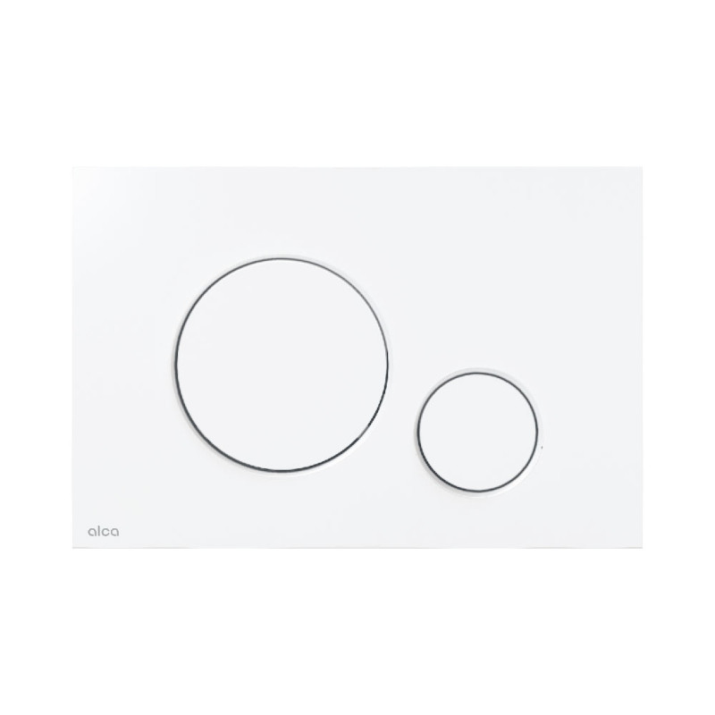 Кнопка смыва Alcaplast M676 белый матовый M676