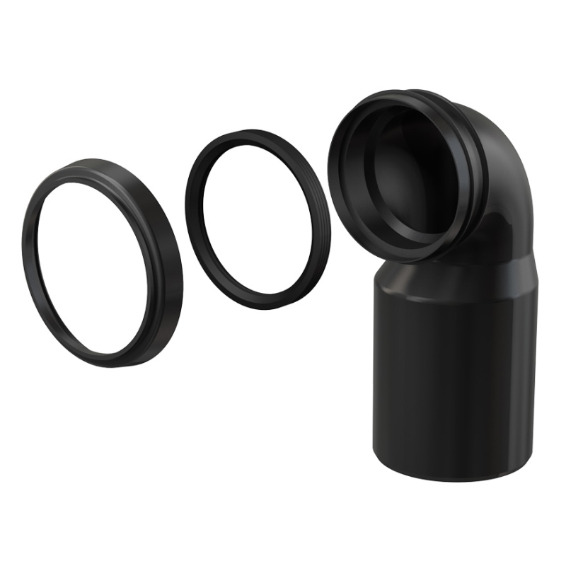 Труба фановая McAlpine угловая 90° L=205 мм 90/110 мм 508972