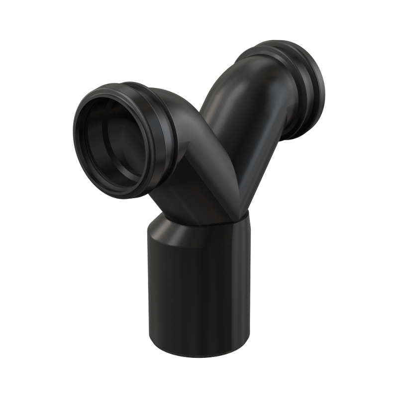 Двойное колено 90' с защитными затворами